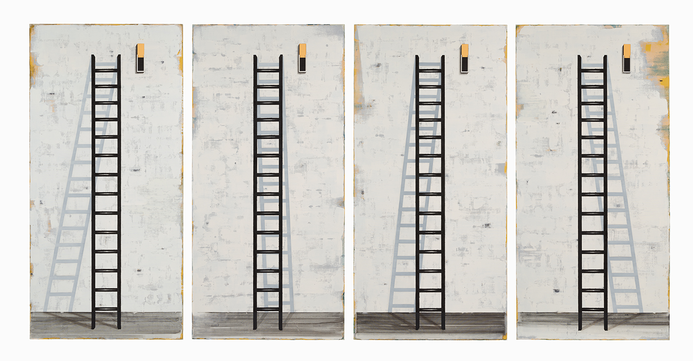 Squint 44 - row of four ladders 2017